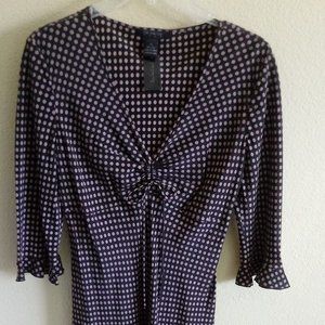 The Limited Silk Brown Dress